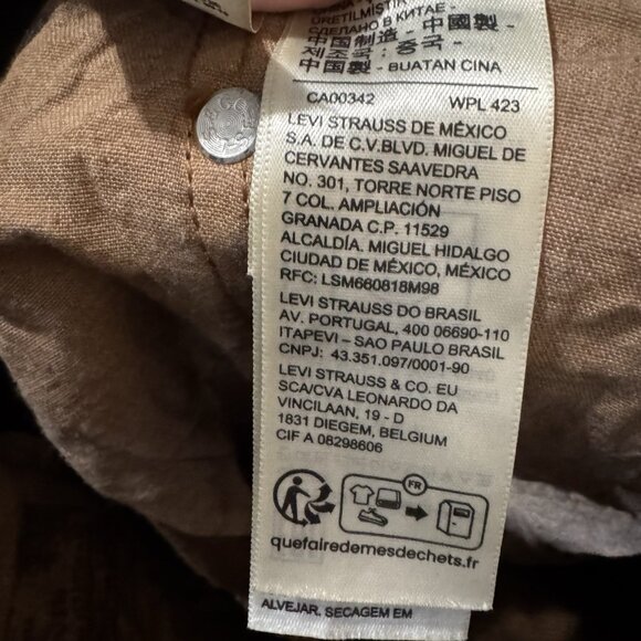 Levi’s 501 Premium 150th Anniversary Jeans Women W28 tree Button Fly Straight - Picture 7 of 13